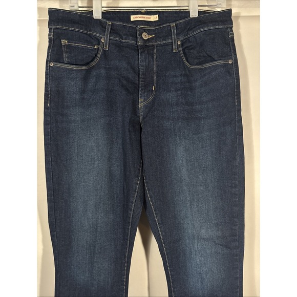 Levi's Jeans Women's Classic Mid Rise Skinny Blue Denim Size 14M Stretch Modern - Picture 3 of 13